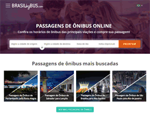 Tablet Screenshot of brasilbybus.com